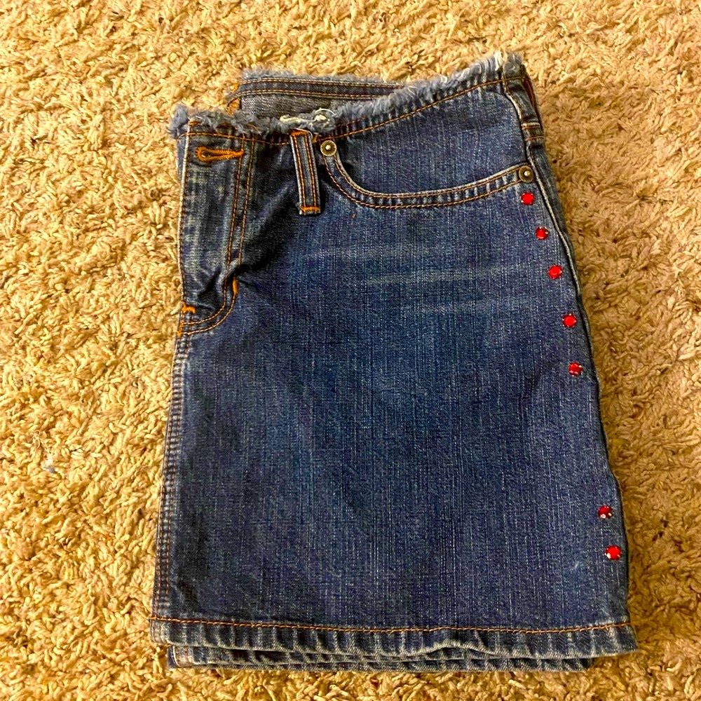 Hollister old school skirt with rhinestones